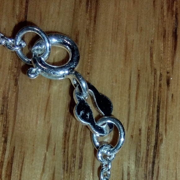 Sterling 4 gem bracelet - Picture 8 of 16
